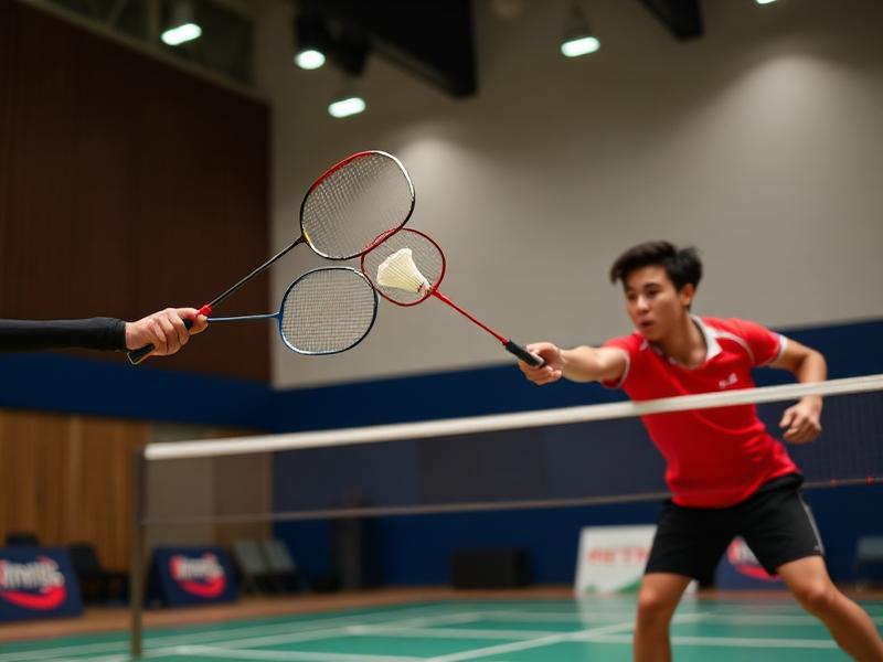 Badminton game: Doubles Ladder Night · Court 3